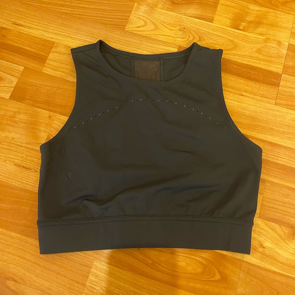 Gray Lululemon Cropped Tank